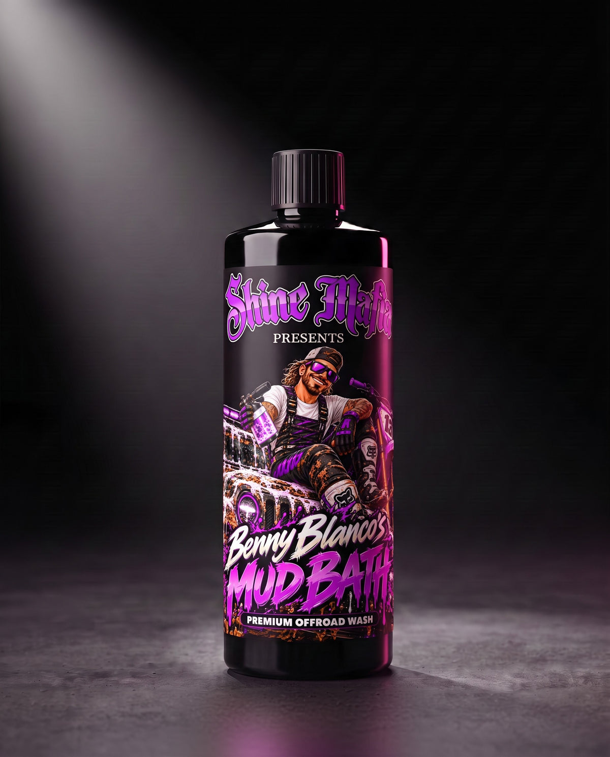 Benny Blanco's Mud Bath in the black bottle