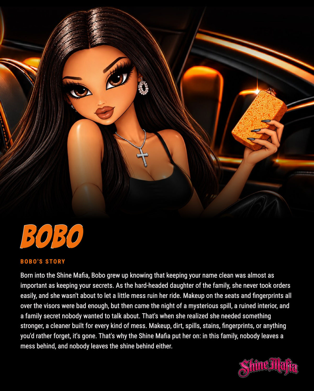 Bobo's story: Born into the Shine Mafia, Bobo grew up knowing that keeping your name clean was almost as important as keeping your secrets.