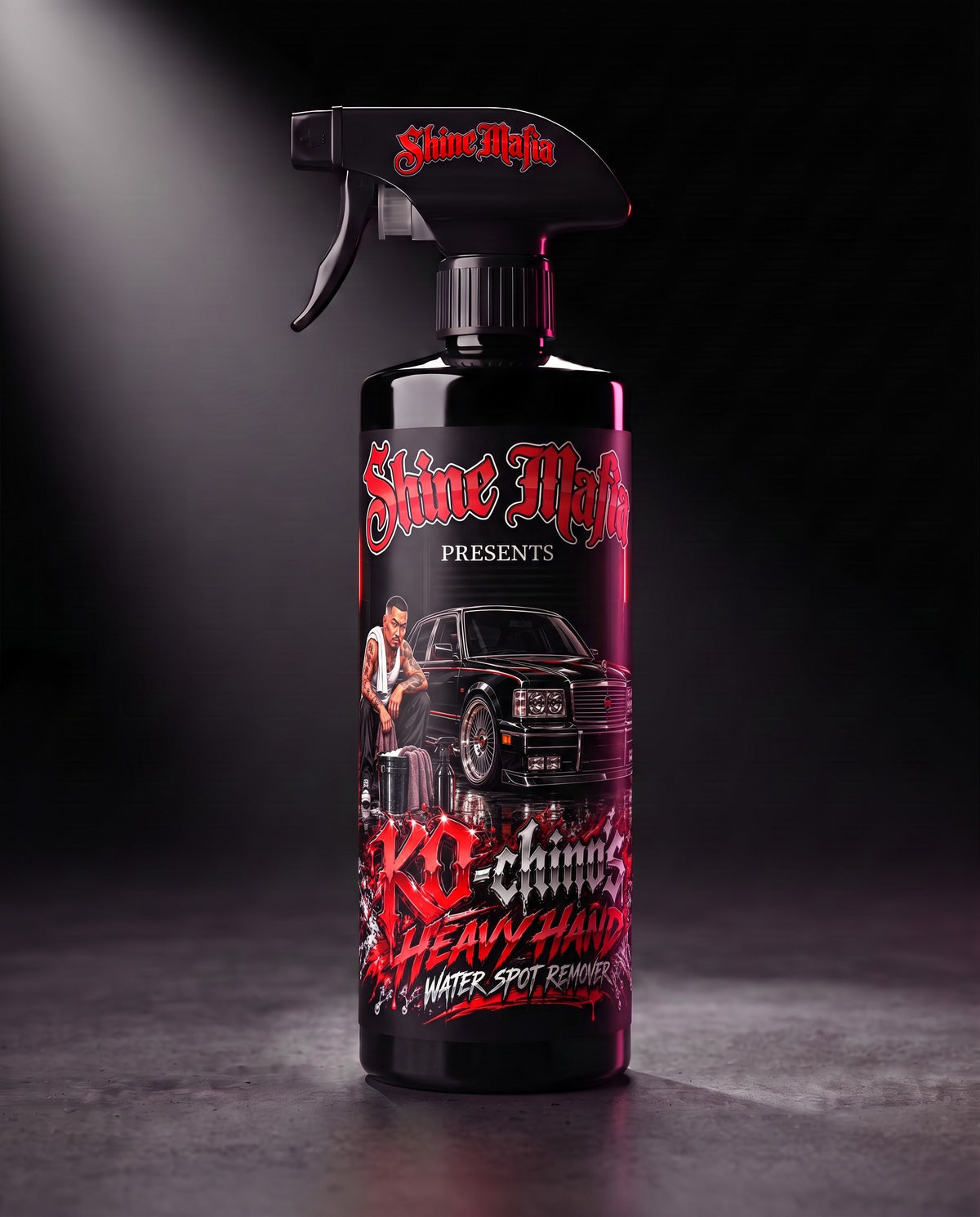 KO-Chino's Heavy Hand in the black bottle