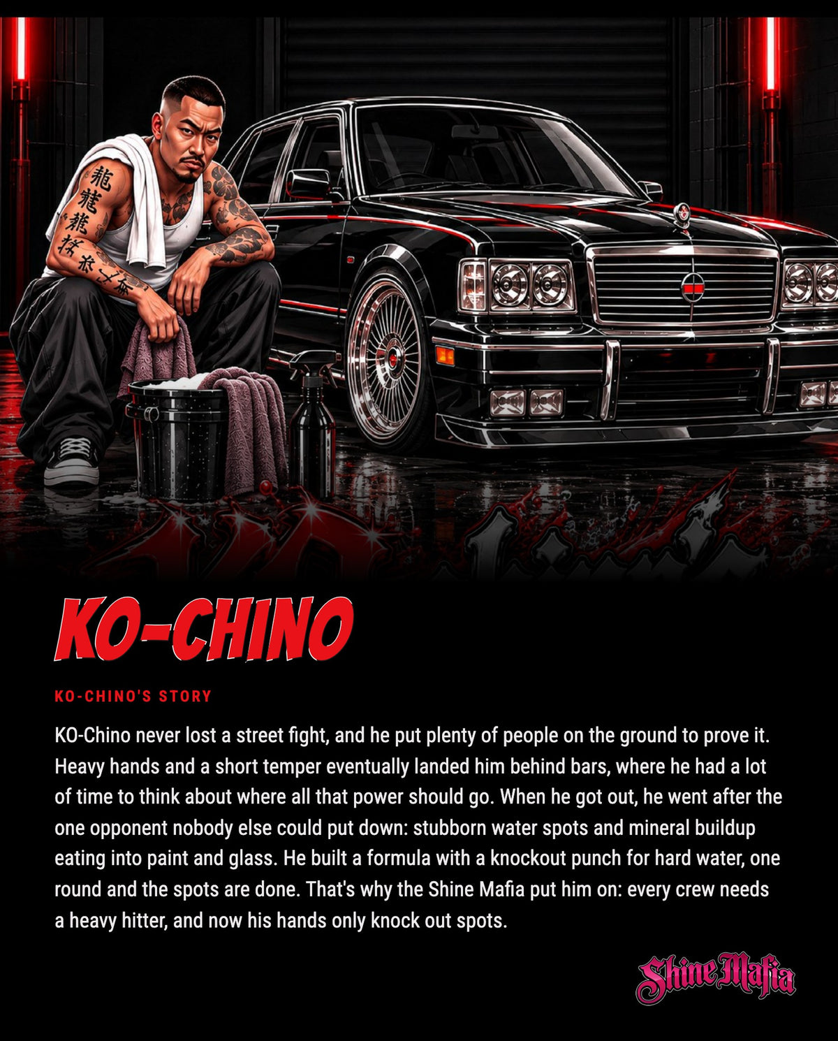 KO-Chino's story: KO-Chino never lost a street fight, and he put plenty of people on the ground to prove it.
