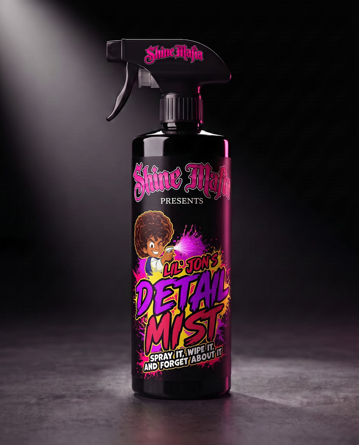 Lil' Jon's Detail Mist in the black bottle