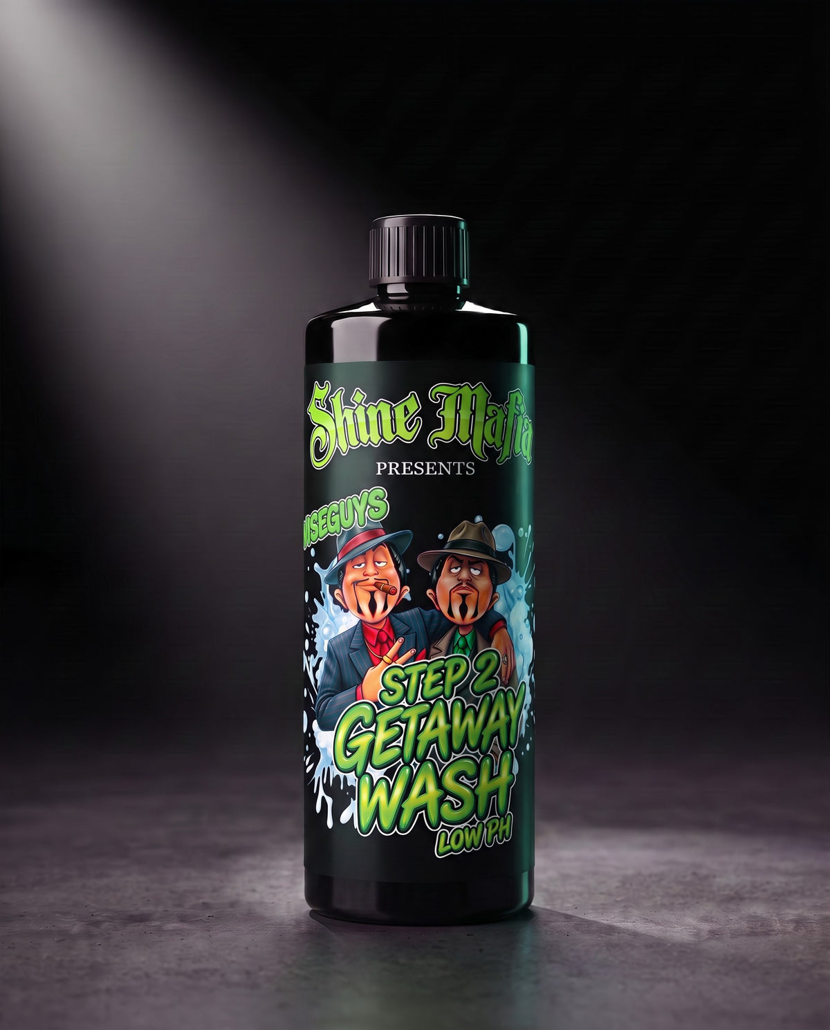 Getaway Wash, Step 2 in the black bottle